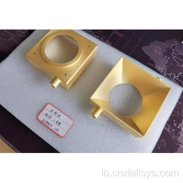 Hëtzt ënnerzegoen Gold-plated Deeler
